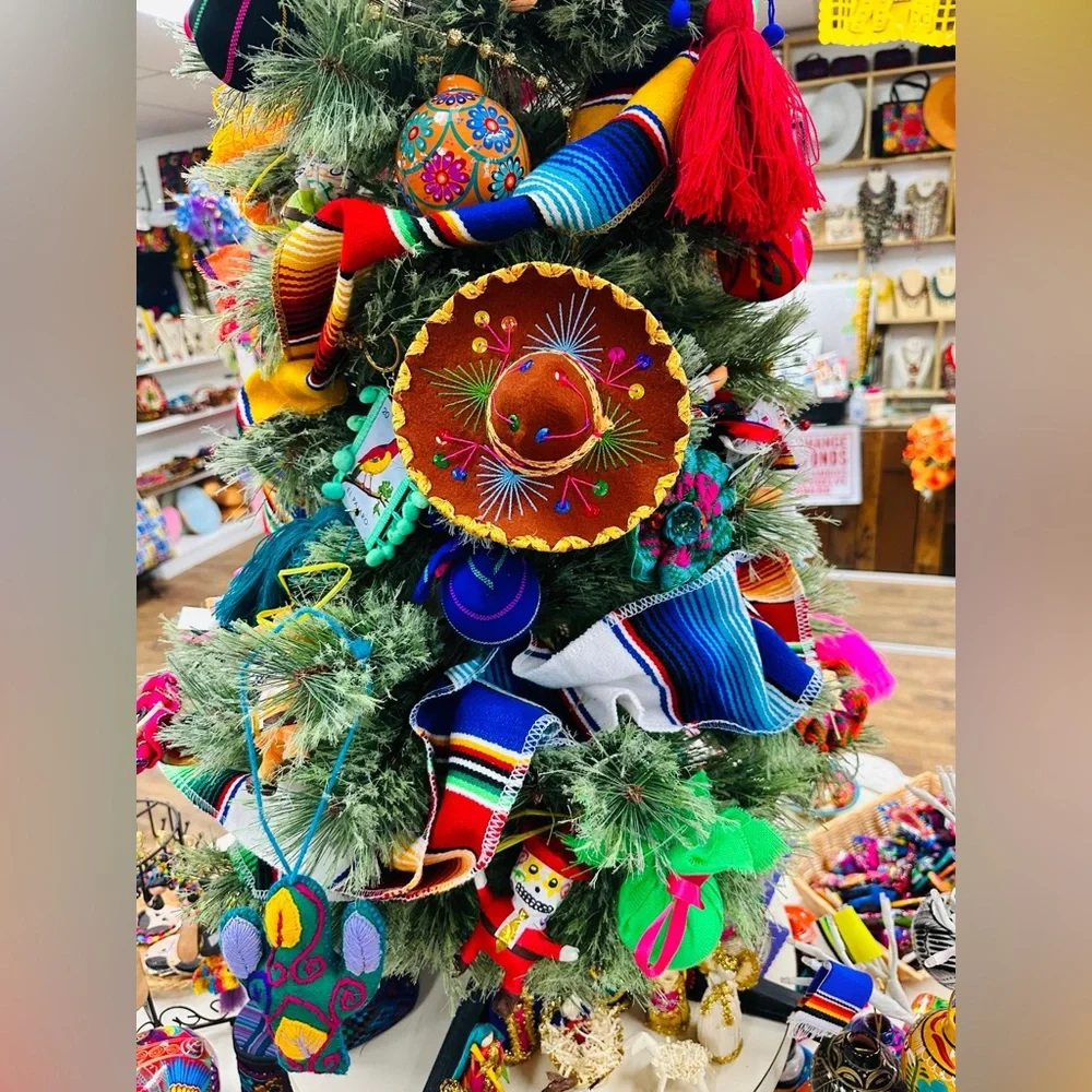 Small Velvet Mariachi Hat Decoration